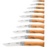 Набор OPINEL в деревянной коробке с крышкой из 10 ножей разных размеров из углеродистой стали 183104